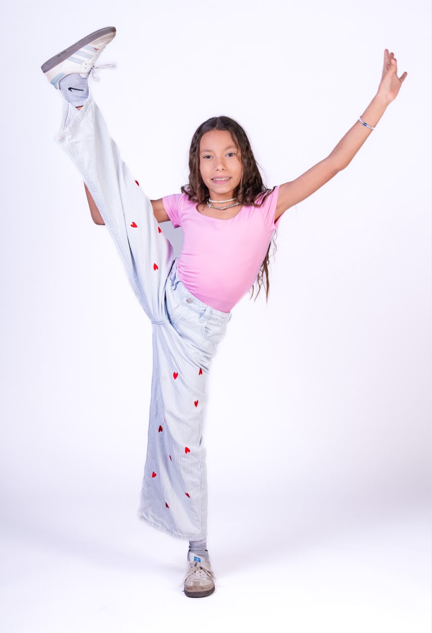 Laila Kids Basic Top in pink